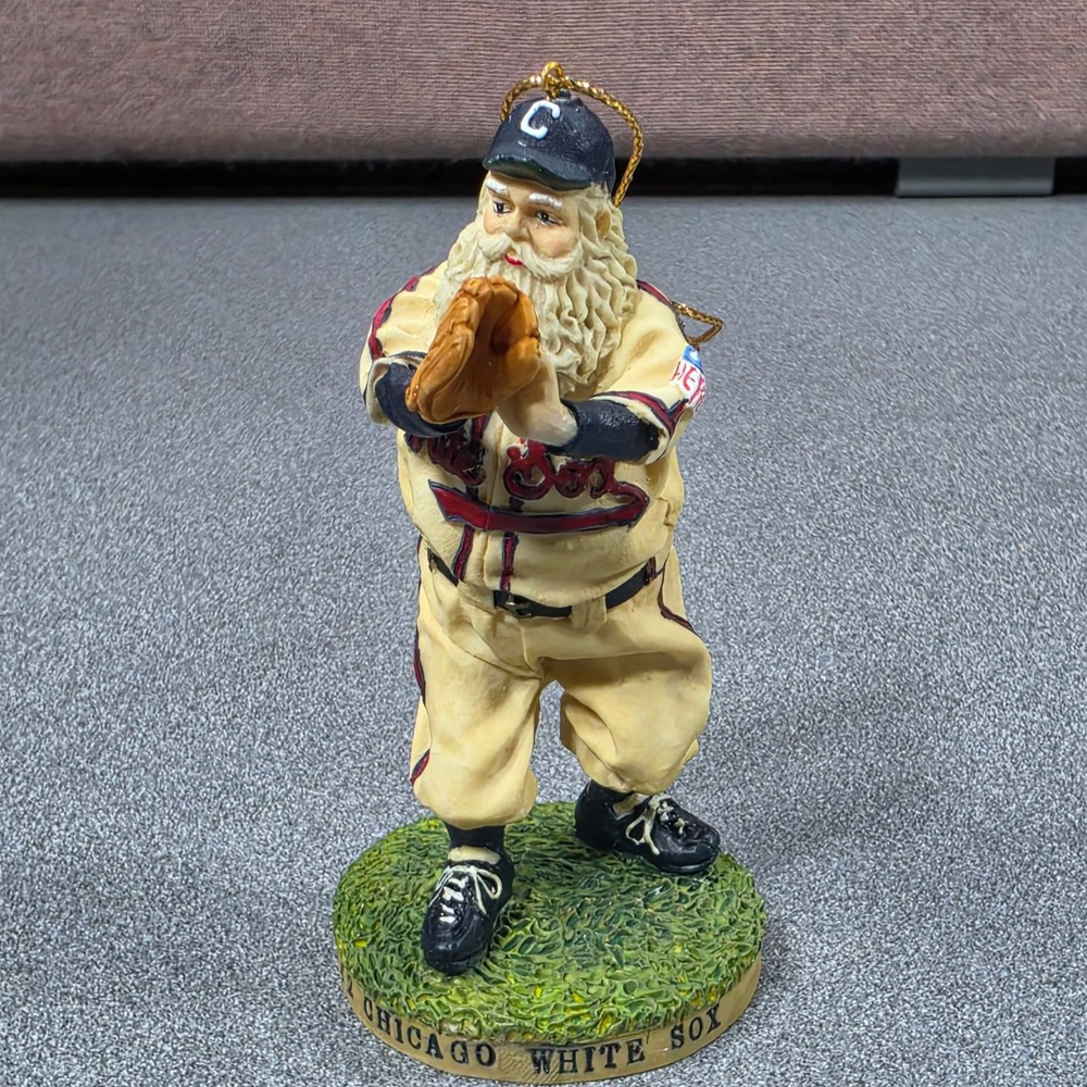 1942 Chicago White Sox Flambro Cooperstown‎ Santa Ornament Excellent 1994